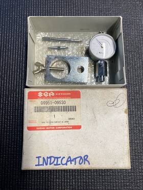 09951-09530 Suzuki Dial Indicator Gauge Set Gear Outboard Motor Lower Unit Tool
