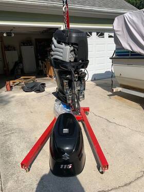 11503f-412020 Suzuki Df115 Hp 4 Stroke Outboard Motor Used