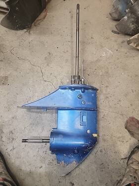 55110-93105-01j Suzuki 1980s 20 Inch Lower Unit Dt 9.9 Hp 2 Stroke Lb7