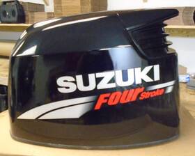 61410-96861 Suzuki Outboard 175 Hp Top Cowl Engine Cover Assembly Df175 Cowling