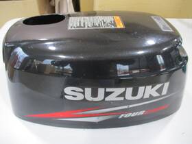 61411-91j10-0ep Suzuki Outboard Motor Hood Off A 4 Stroke 6 Hp