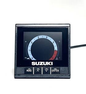 990c0-03c10 Suzuki Marine New Lcd- C10 Multifunction Display Gauge With Sun Cover