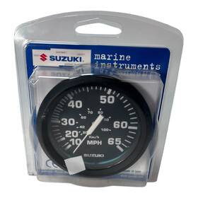 990c0-80002 Suzuki Marine 4ftft Speedometer Gauge 10-65mph Oem