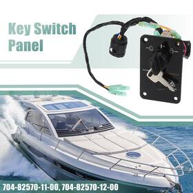 Switchpart 782685462884 Outboard Single Engine Key Switch Panel Assembly For Yamaha Marine Boat Motor 1