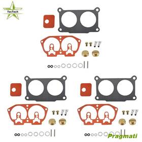 138033 Tectech 150 175 200 225 Hp 86-95 For Outboard V4v6 Yamaha 3pcs Carburetor Rebuild Kit