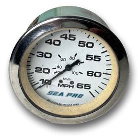 62433 Teleflex Sea Pro Marine Speedometer Gauge 65 Mph