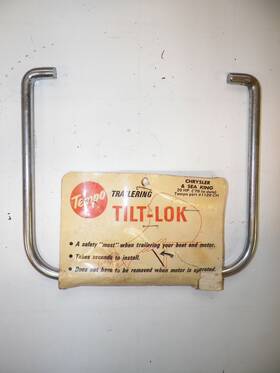 1120-ch Tempo Force Chrysler Outboard 20 Hp Tilt-lok Lock Trailering Bracket 1120 Ch