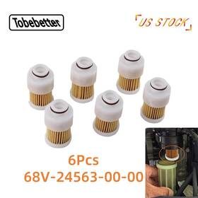68v-24563-00 Tobebetter Oaf048 6 Outboard Fuel Filters For Yamaha Mercury Mariner 881540 18-7979