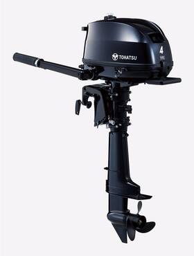 Mfs4ddl Tohatsu 2026 4hp 20 Inch 4-stroke Tiller Outboard Motor