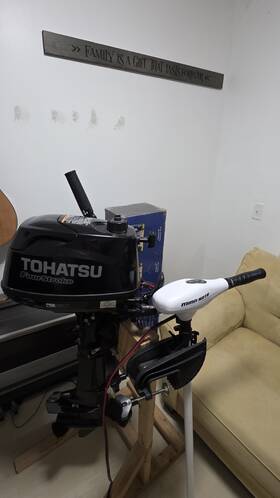 Mfs6cd Tohatsu 2016 4 Stroke Outboard Motor And 45 Lb Minkota