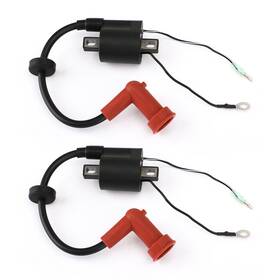 P010-a002-2pc Topteng 2xoutboard Engine Ignition Coil Fit For Yamaha 40hp 40x E40x Mhl 66t-85570-00 E