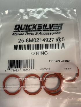 25-8m0214927 Uanofcn 36318 Mercruiser Quicksilver Drive Shaft O-ring Seal 25-36318 Lot Of 5