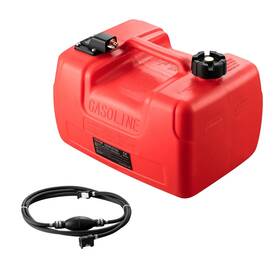 0jet Vevor Pau 3 Gallon 12l Portable Outboard Marine Tank Boat Transfer 10ft Hose