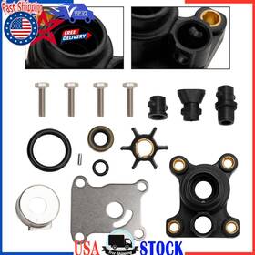 P003-a033 Vipjq Water Pump Impeller Kit Fits Johnson Evinrude 8-15hp Outboard With Housing 18-3327