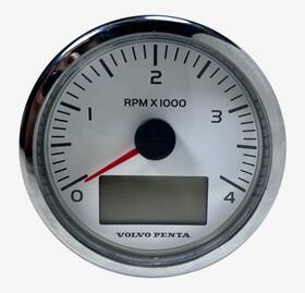 21628167 Volvo Penta Lcd Refurbished Evc Tachometer 4000 Rpm Gauge