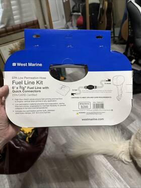 19682343 West Marine Omc Low Permeation Fuel Line Kit 6ft X 3/8 Inch Quick Connect