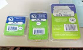 10005 Western Pacific Trading 10002/10003/10005 3 Packs Flax Shaft Packing 3/16 Inch And 1/4 3/8