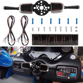 Pt2000-1p Wi-auto Wiqp1217 Bezel Control Switch Dual Blinker Trim/jack Plate For Seastarhydraulic