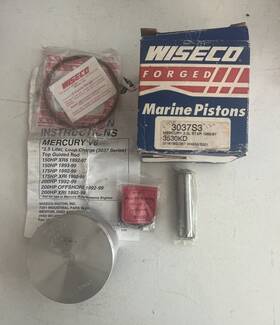 3037s3 Wiseco Piston Mercury Outboard V6 2.5l Stbd And Wrist Pin Only New