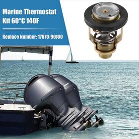 Df250 X Autohaux 703820910220 60c 140f Marine Thermostat Kit With Seal For Suzuki Df200 Yamaha Outboard
