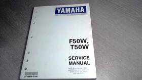 18616-01-84 Yamaha Outboards Service Manual F50w T50w Good Condition