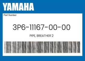 3p6-11167-00-00 Yamaha Genuine Pipe Breather 2 -