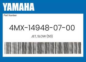 4mx-14948-07-00 Yamaha Genuine Jet Slow 50 -