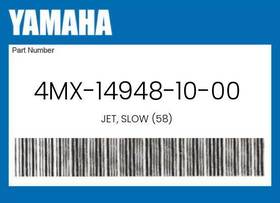 4mx-14948-10-00 Yamaha Genuine Jet Slow 58 -