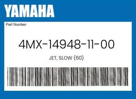 4mx-14948-11-00 Yamaha Genuine Jet Slow 60 -