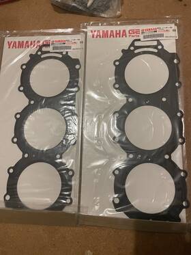 60v-11181-00-00 Yamaha Selling Two- #60v-11181-00-00 Oem Cylinder Head Gaskets