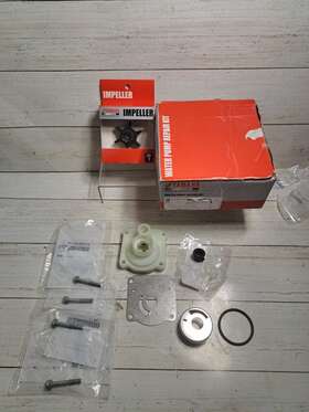61n-w0078-14 Yamaha Oem Water Pump Impeller Repair Kit For 25hp Outboards Missin