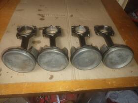 63p-w1164-01-00 Yamaha 2005-2010 F150 Outboard 4 Pistons And Conrods Assy Std