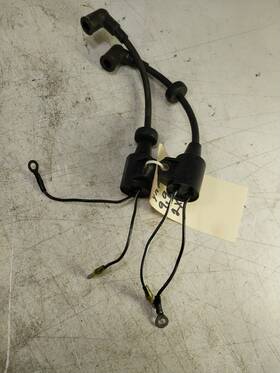 63v-85570-00-00 Yamaha 2004 15 Hp 2 Stroke Outboard Ignition Coil Set Oem