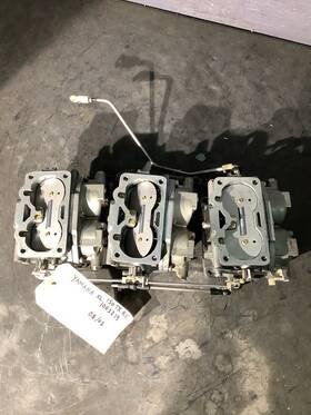 64e-14301-s0-00 Yamaha V6 150hp 2 Stroke Outboard Engine Carburetors Carbs Set