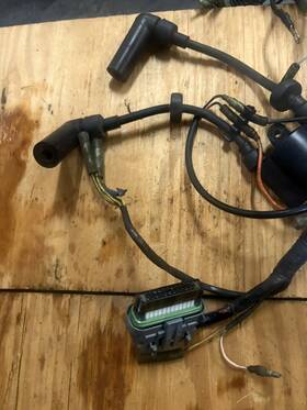 65w-82590-40-00 Yamaha Wire Harness And Coil Inch Mh Models 2004 25 4 Stroke