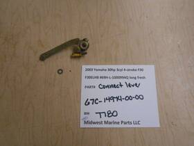 67c-14974-00-00 Yamaha 2003 30hp F30 Elhb 4stroke Connect Lever T180
