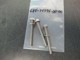 68v-14496-00-00 Yamaha Outboard Pack Of 3 Throttle Body Bolts Bin0157