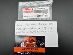 692-14923-00-00 Yamaha Nos Genuine Oem Carburetor Pilot Screw Part # New
