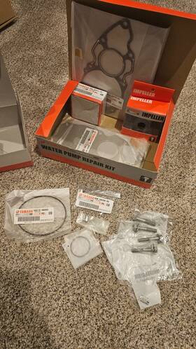 6aw-w0078-00-00 Yamaha Oem V8 F300 F350 Outboard Water Pump Kit Impeller