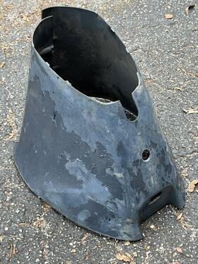 6bg-42741-10-8d Yamaha F 60 50 40 30 Hp Midsection Cowl Apron Four Stroke 2013