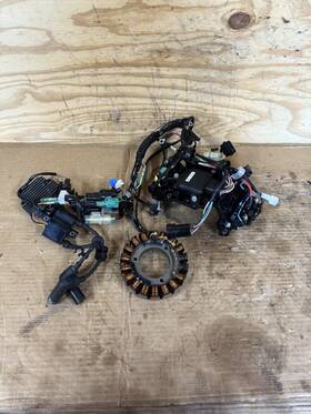 6bl-82590-00 Yamaha F25 Outboard Wire Harness With Sensors Cdi Box Ect 6bl-85540