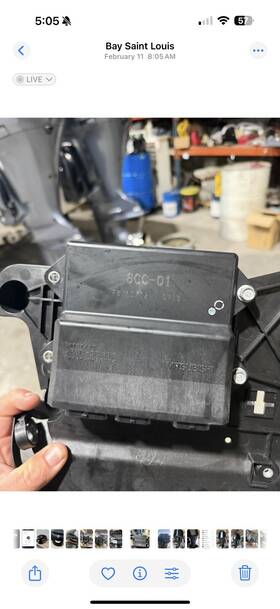 6cb-8591a-02-00 Yamaha 4.2l Flashed Sho Ecm Engine Control Unit Assy 85ep-1