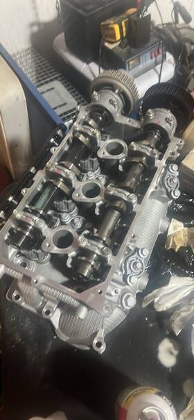 6cb-w009a-00-00 Yamaha Pair Of 2014 4.2 Liter Cylinder Heads 4 Stroke