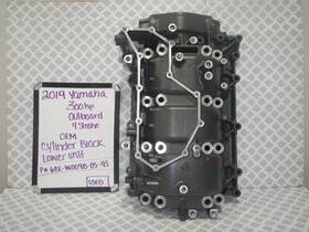 6ce-w009b-05-9s Yamaha 2019 300 Outboard 4 Oem Cylinder Block Lower Unit