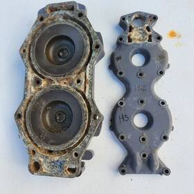 6e5-11191-01-1s Yamaha 6e5-11111-10-1s Head Cylinder And Cover 115 V4 2-stroke