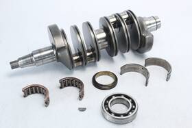 6e5-11411-01-00 Yamaha 1984 1985 - 1996 Crankshaft And Bearings 115 130 140 Hp Great Condition