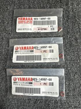6e5-14997-00-00 Yamaha Lot Of 3 Genuine Fuel Carburetor Oring Oem O-ring Seal