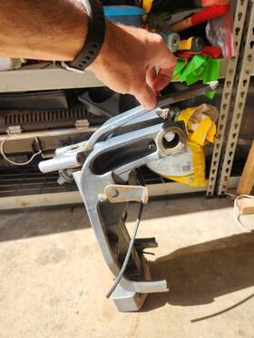 6e5-42510-03-ek Yamaha 20 Inch 1987 - 1993 Swivel Bracket And Steering Arm 115 130 150 175 200 225 Hp