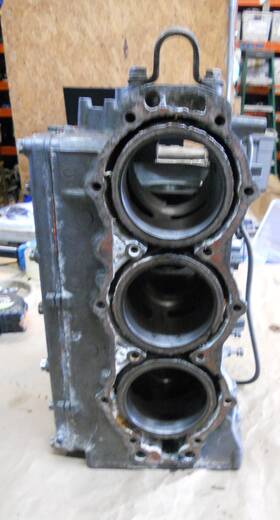 6h1-15100-01-94 Yamaha 90 Hp Crankcase Assembly Outboard Engine