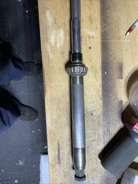 6h1-45501-11-00 Yamaha Used Driveshaft For A 90hp 3 Cly 1985-2000